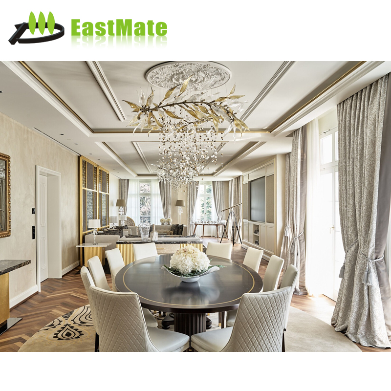 Solid Wood Hotel Room Furniture Paneling Bed Furniture Bedroom Set Wooden/frabic Top Wood House Modern Panel Bedroom for 5 Star
