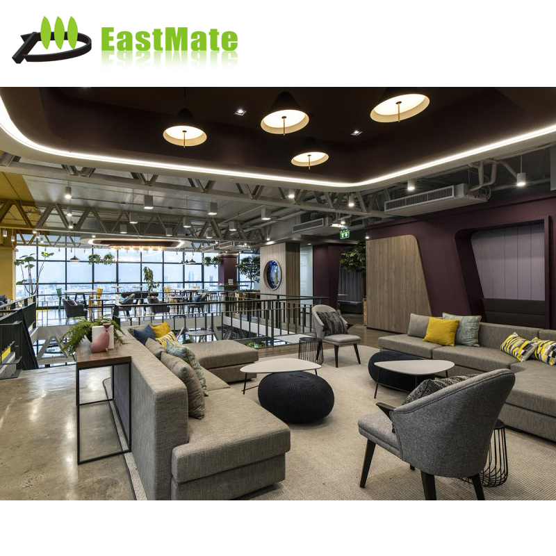 Newly Creative Design Modern Hotel Furniture Lobby Sofa Set Wood Sectional Sofa Living Room Furniture Set Custom Make Furniture