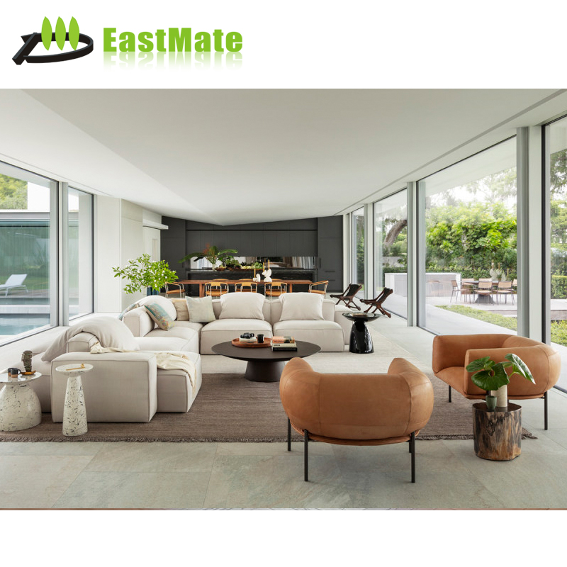 Villa Furniture Manufacturer Luxury  Sofa Set European Fabric Sofa  Living Room Furniture