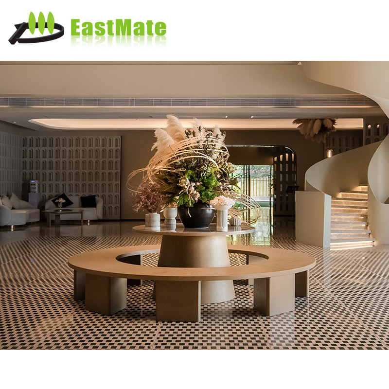 Customized  Flower Table Hotel Furniture Lobby Table set