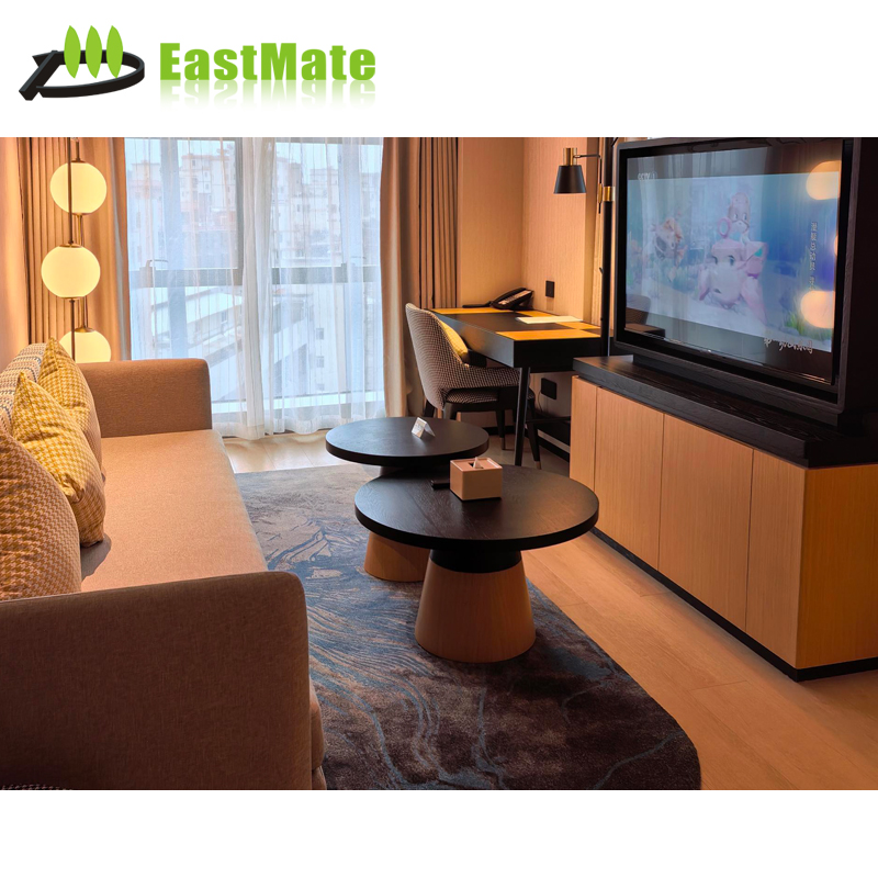 Hotel Suite Furniture Package for Business Suite with  Bed, Sofa, Coffee Table, and Armchair