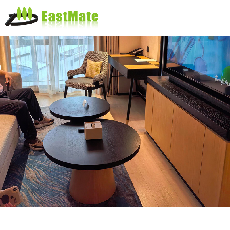 Luxury Hotel Suite Sitting Area Furniture Sofa, Armchair, Side Table and Lamp Set