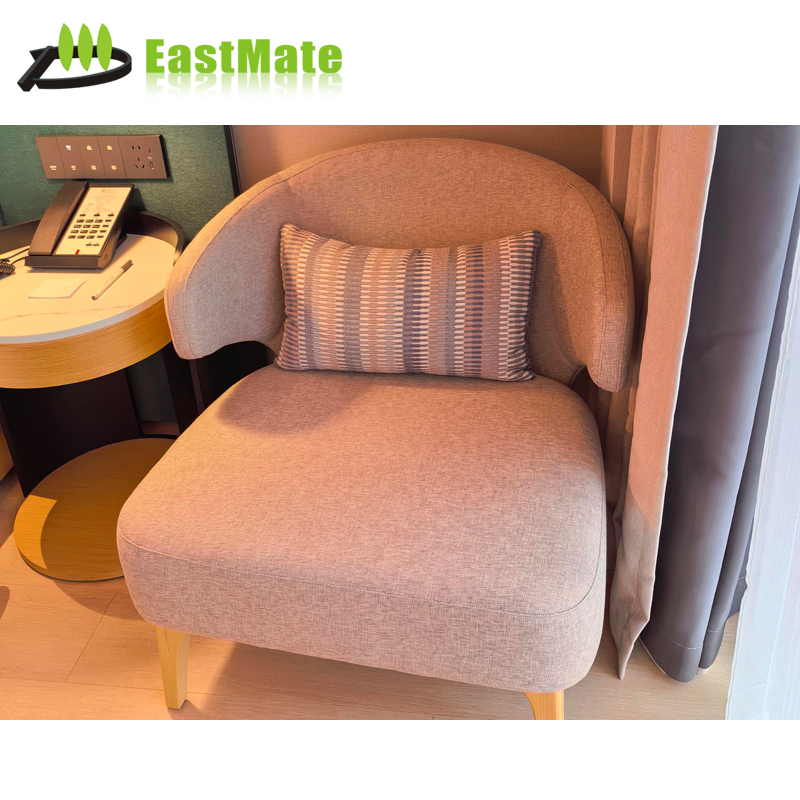 Modern Hotel Room Accent Chair Upholstered Lounge Chair for Bedroom Corner