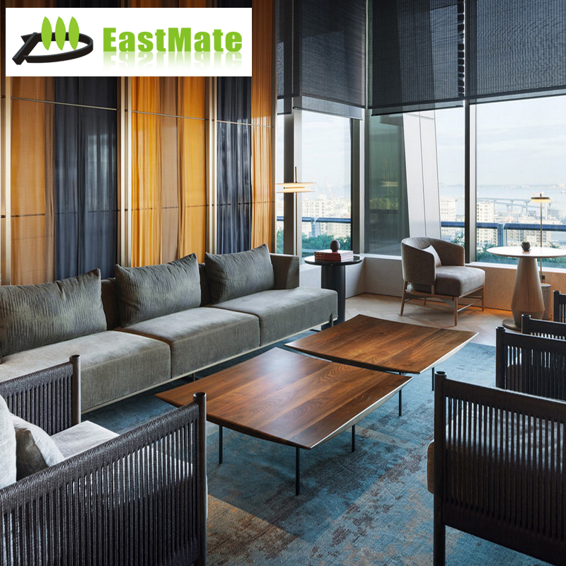 Hotel Public Space Sofa System - Flexible Custom Configuration for Various Layouts