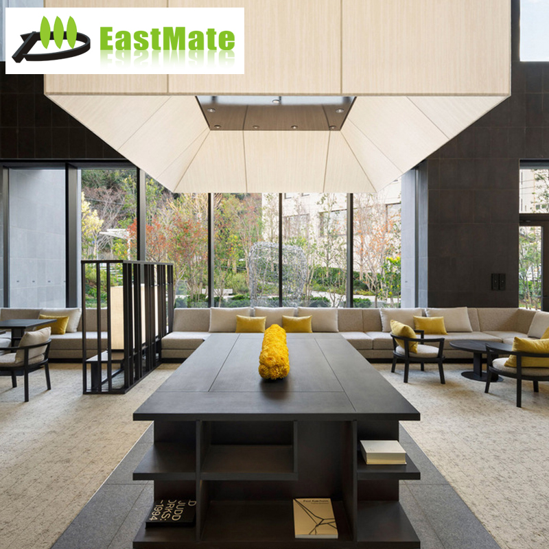 Five-Star Hotel Lobby Public Area Modern Leisure Long Table