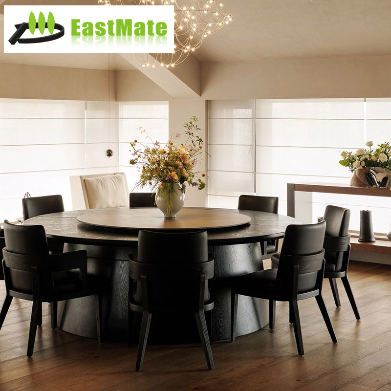 Private Villa Whole House Custom Design, French Neoclassical Living Room Leather Tufted Sofa, Bedroom Poster Bed, Dining Round Table