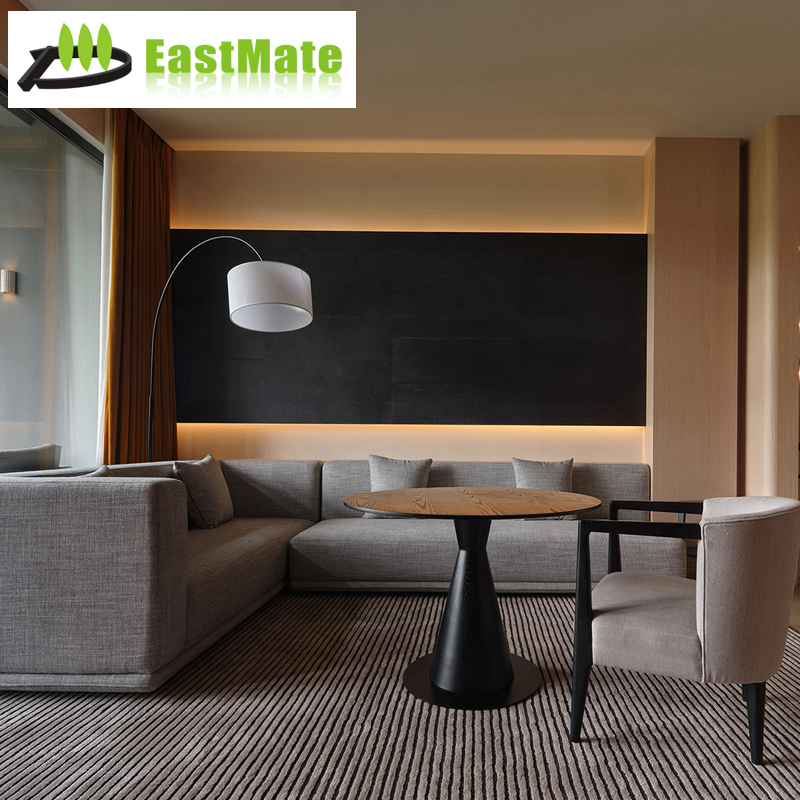 High-End Hotel Guest Room L-Shaped Sofa Set, Removable Washable Fabric Sofa, Hotel Room Matching Furniture Manufacturer